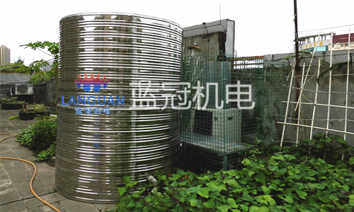 藍(lán)灣健身會所空氣能熱水器工程