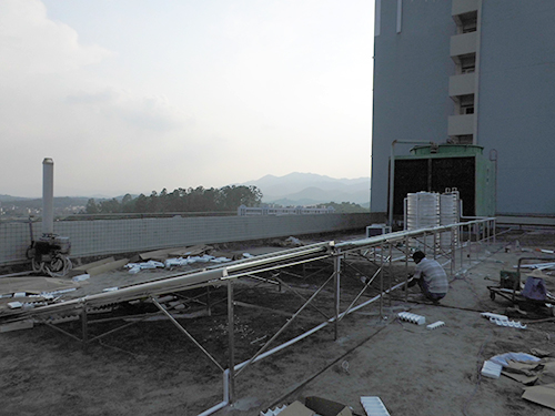 新興縣人民醫(yī)院安裝現(xiàn)場