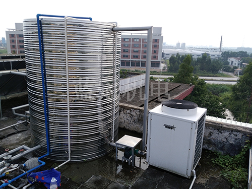 江門澳華特種水產(chǎn)飼料有限公司工廠熱水工程空氣能熱水工程部分