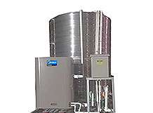 商用美的空氣能一體機